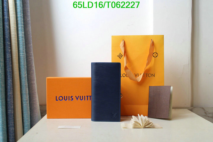 LV Bags-(Mirror)-Wallet-,Code: T062227,$: 65USD