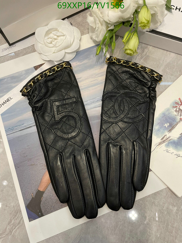 Gloves-Chanel, Code: YV1586,$: 69USD