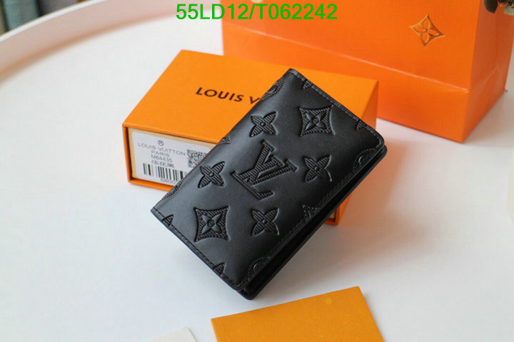 LV Bags-(Mirror)-Wallet-,Code: T062242,$: 55USD