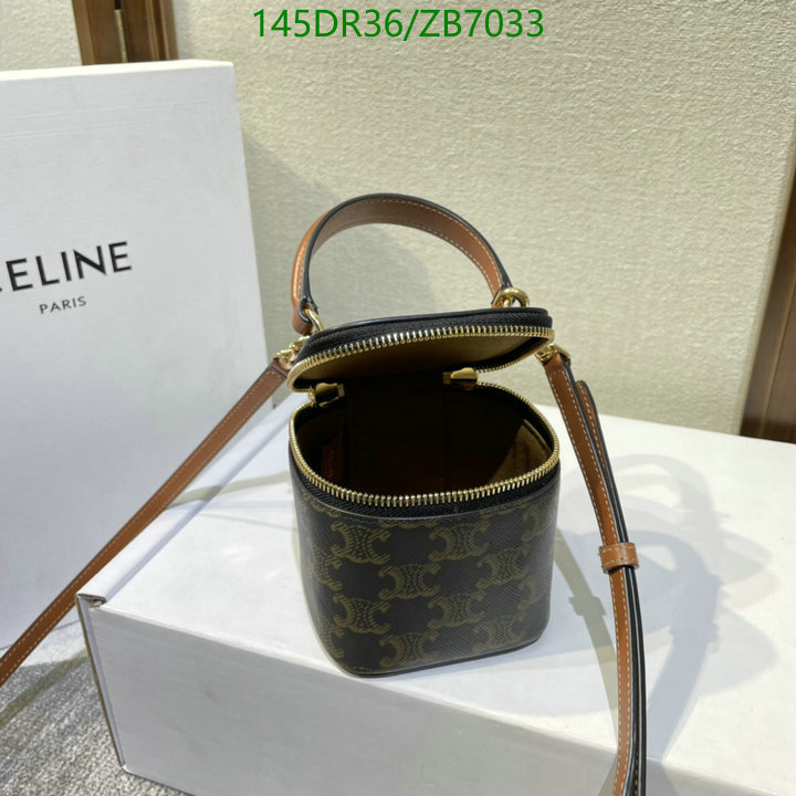 Celine Bag-(Mirror)-Diagonal-,Code: ZB7033,$: 145USD