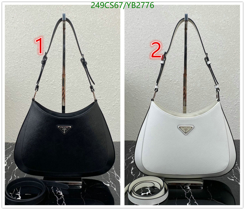 Prada Bag-(Mirror)-Cleo,Code: YB2776,$: 249USD