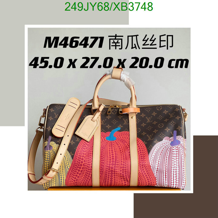 LV Bags-(Mirror)-Keepall BandouliRe 45-50-,Code: XB3748,$: 249USD