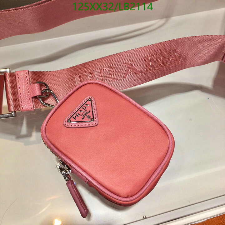 Prada Bag-(Mirror)-Diagonal-,Code: LB2114,$: 125USD