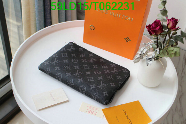 LV Bags-(Mirror)-Wallet-,Code: T062231,$: 59USD