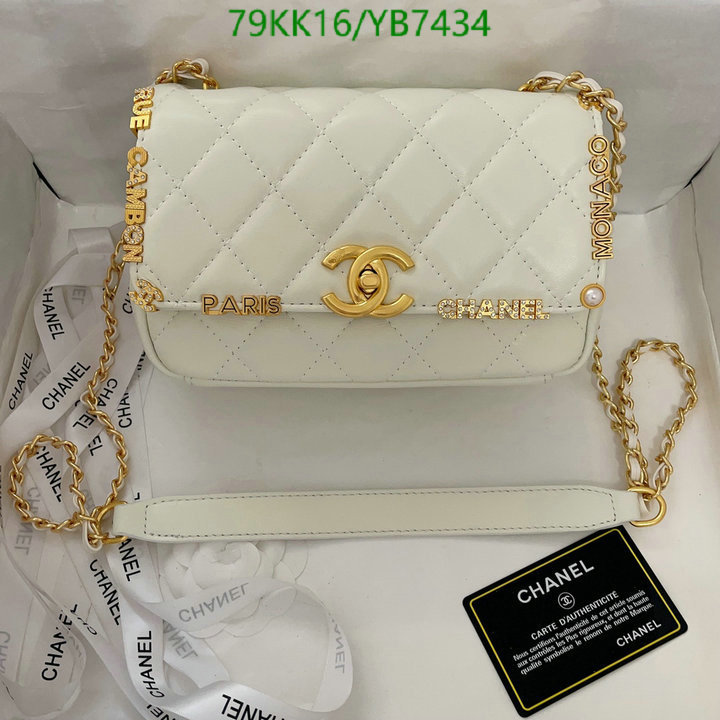 Chanel Bags ( 4A )-Diagonal-,Code: YB7434,$: 79USD