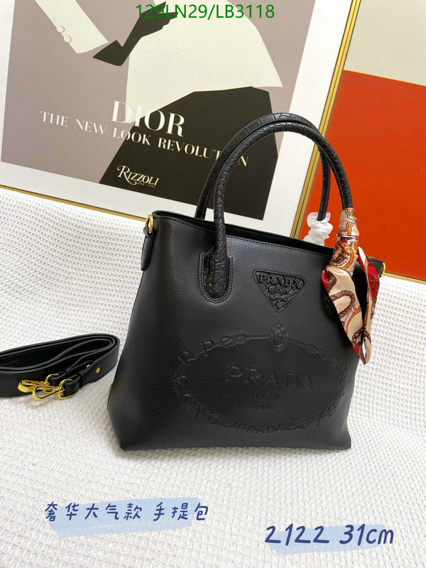 Prada Bag-(4A)-Handbag-,Code: LB3118,$: 129USD