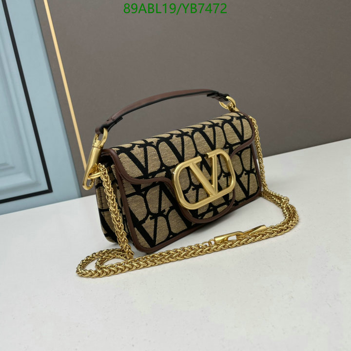Valentino Bag-(4A)-LOC-V Logo ,Code: YB7472,$: 89USD