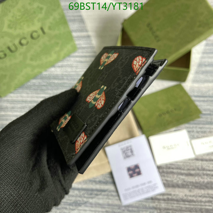 Gucci Bag-(Mirror)-Wallet-,Code: YT3181,$: 69USD