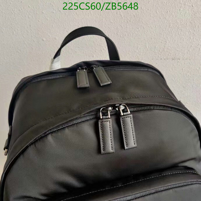 Prada Bag-(Mirror)-Backpack-,Code: ZB5648,$: 225USD