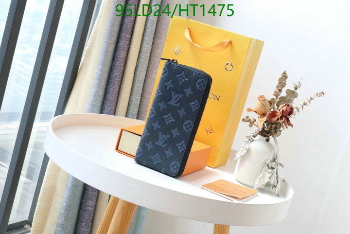 LV Bags-(Mirror)-Wallet-,Code: HT1475,$: 95USD