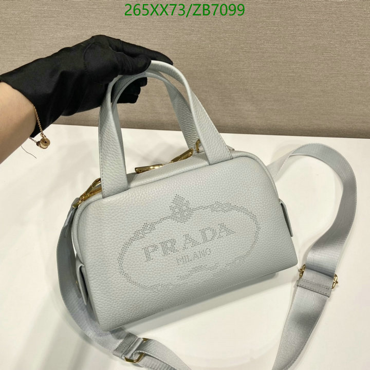 Prada Bag-(Mirror)-Handbag-,Code: ZB7099,$: 265USD