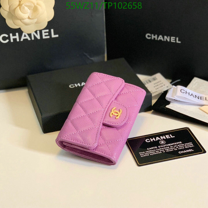 Chanel Bags ( 4A )-Wallet-,Code: TP102658,$: 55USD