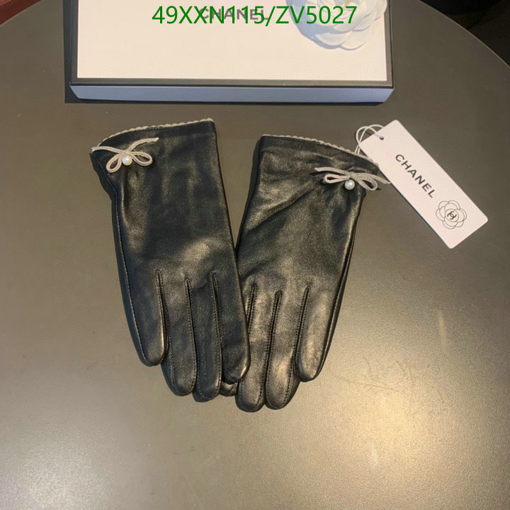 Gloves-Chanel, Code: ZV5027,$: 49USD