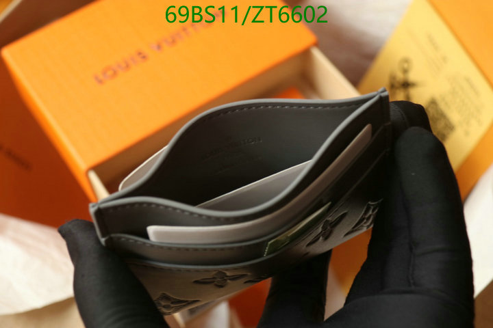 LV Bags-(Mirror)-Wallet-,Code: ZT6602,$: 69USD