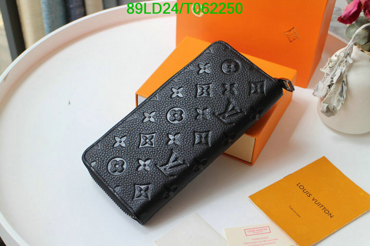 LV Bags-(Mirror)-Wallet-,Code: T062250,$: 89USD