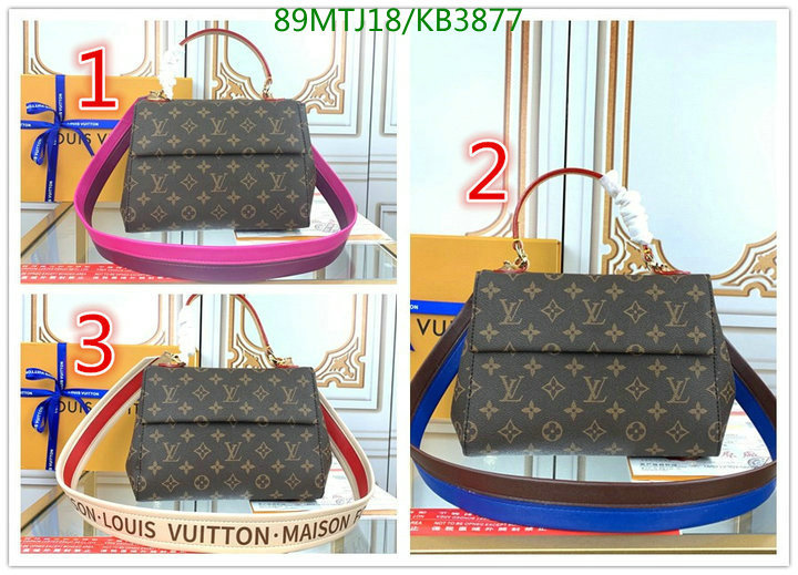 LV Bags-(4A)-Handbag Collection-,Code: KB3877,$: 89USD