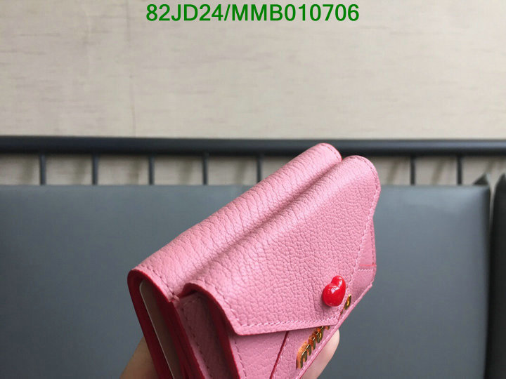 Miu Miu Bag-(Mirror)-Wallet-,Code: MMB010706,$: 82USD