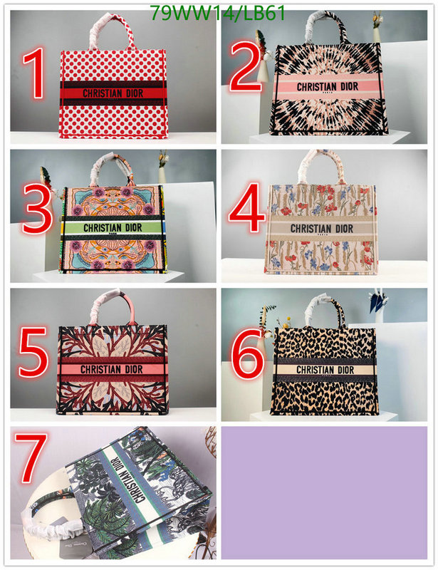 Dior Bags-(4A)-Book Tote-,Code: LB61,$: 79USD