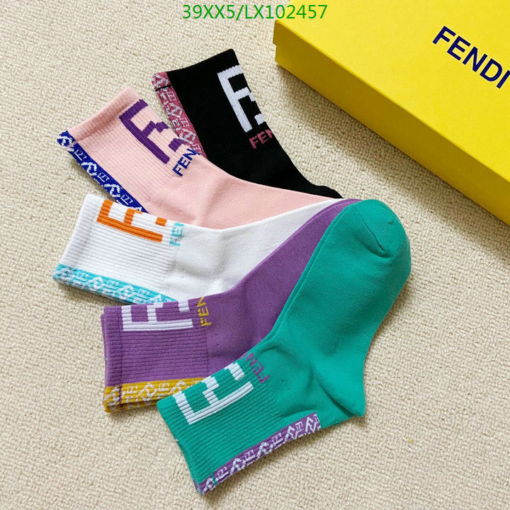 Sock-Fendi, Code:LX102457,$: 39USD