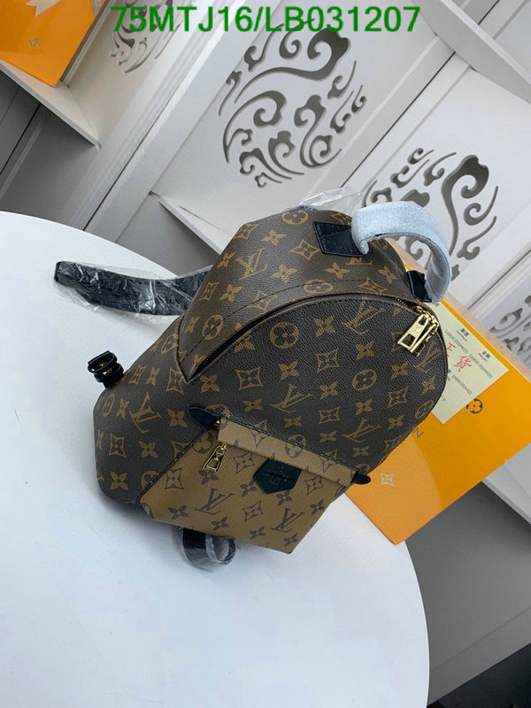 LV Bags-(4A)-Backpack-,Code: LB031207,$: 75USD