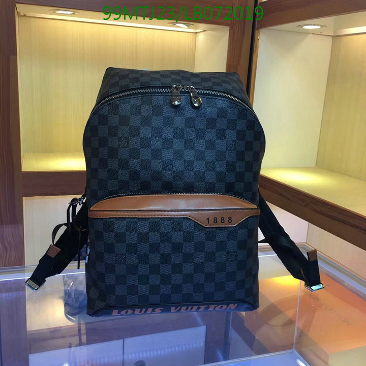 LV Bags-(4A)-Backpack-,Code: LB072019,$:99USD