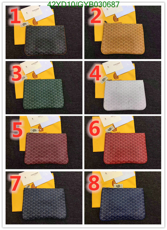 Goyard Bag-(4A)-Clutch-,Code: GYB030687,$:42USD