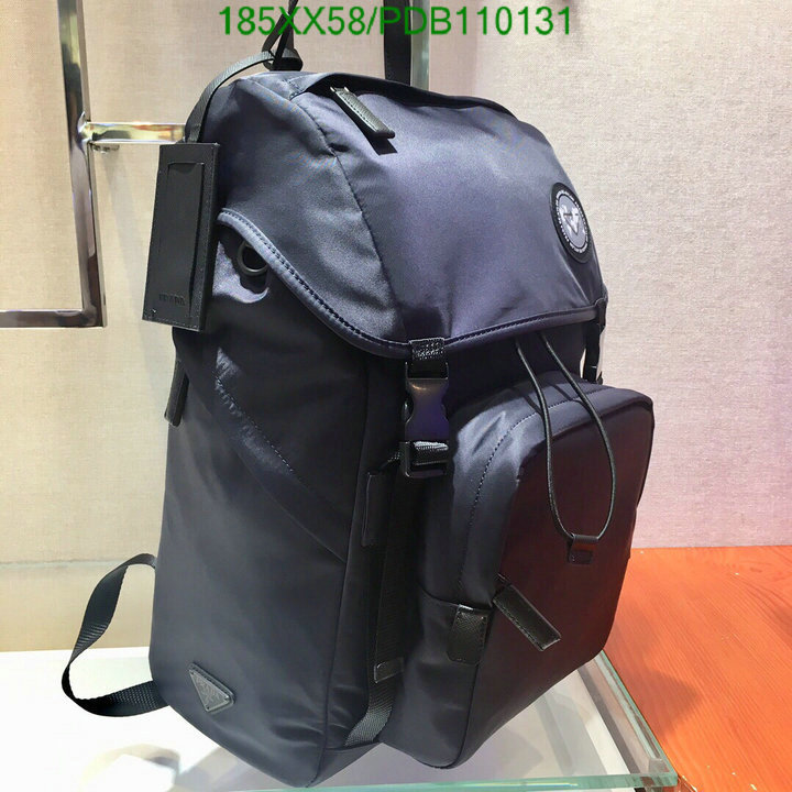 Prada Bag-(Mirror)-Backpack-,Code: PDB110131,$:185USD