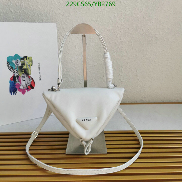 Prada Bag-(Mirror)-Triangle,Code: YB2769,$: 229USD