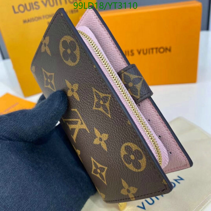 LV Bags-(Mirror)-Wallet-,Code: YT3110,$: 99USD