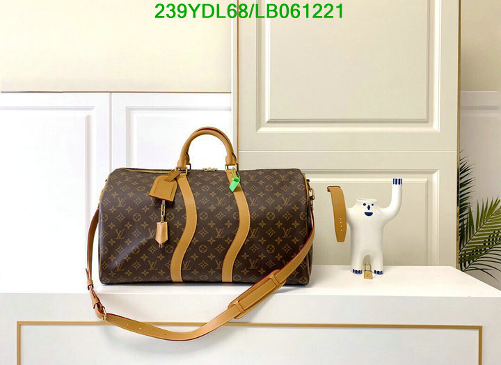 LV Bags-(Mirror)-Keepall BandouliRe 45-50-,Code:LB061221,$: 239USD