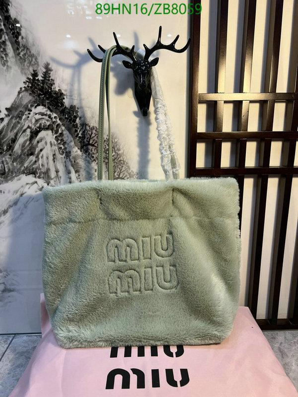 Miu Miu Bag-(4A)-Handbag-,Code: ZB8059,$: 89USD