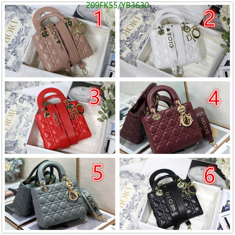 Dior Bags -(Mirror)-Lady-,Code: YB3630,$: 209USD