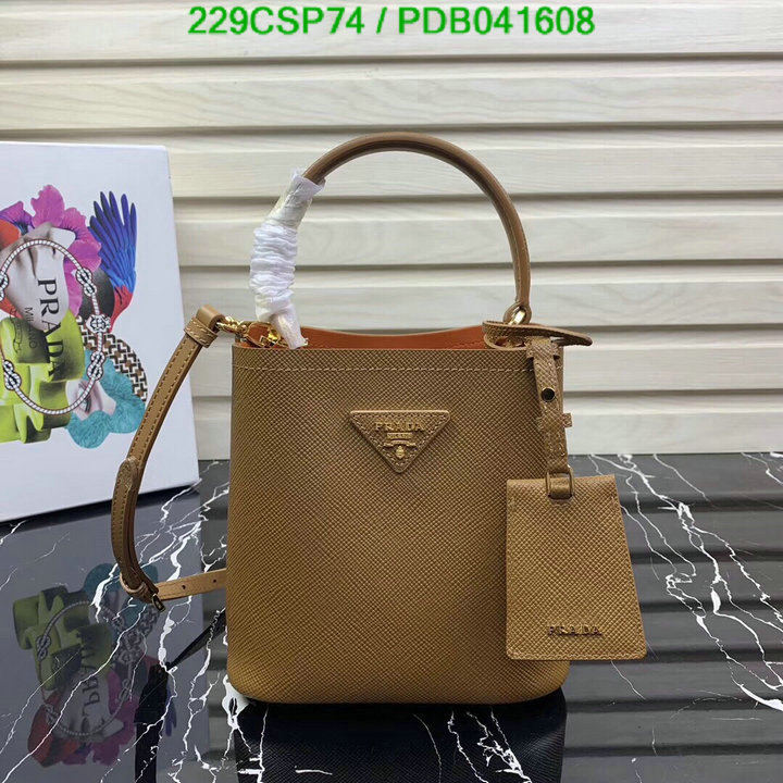 Prada Bag-(Mirror)-Diagonal-,Code: PDB041608,$: 229USD