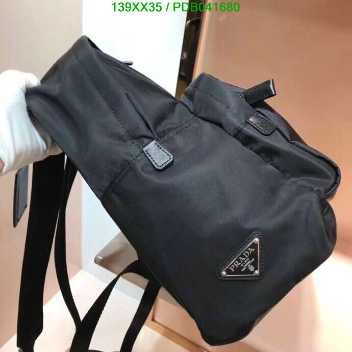 Prada Bag-(Mirror)-Backpack-,Code: PDB041680,$: 139USD