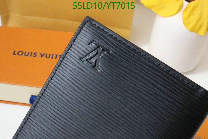 LV Bags-(Mirror)-Wallet-,Code: YT7015,$: 55USD