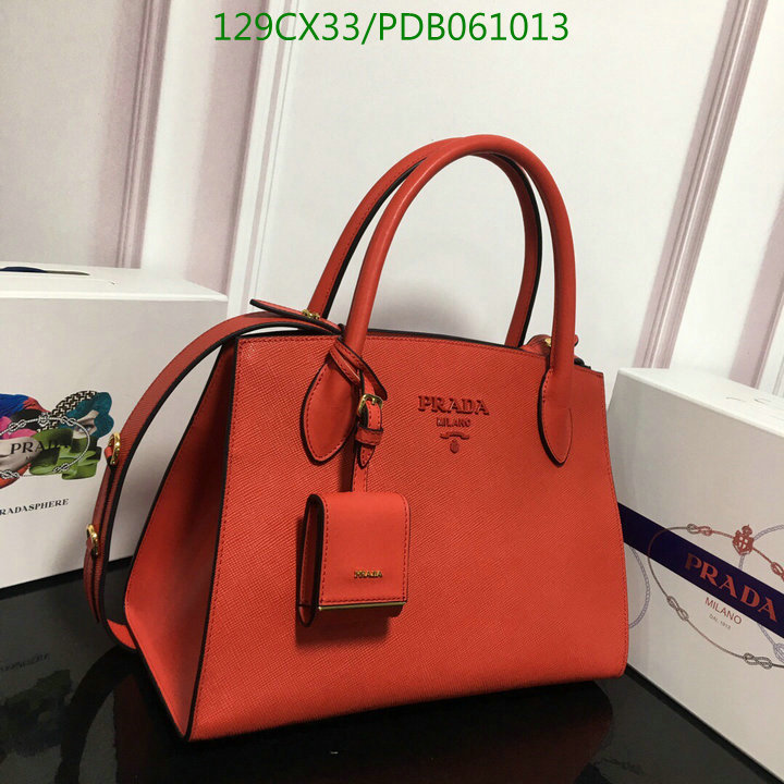 Prada Bag-(4A)-Handbag-,Code: PDB061013,$:129USD