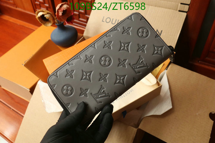 LV Bags-(Mirror)-Wallet-,Code: ZT6598,$: 109USD