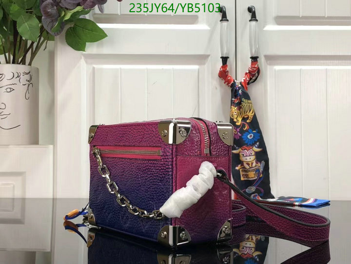 LV Bags-(Mirror)-Petite Malle-,Code: YB5103,$: 235USD