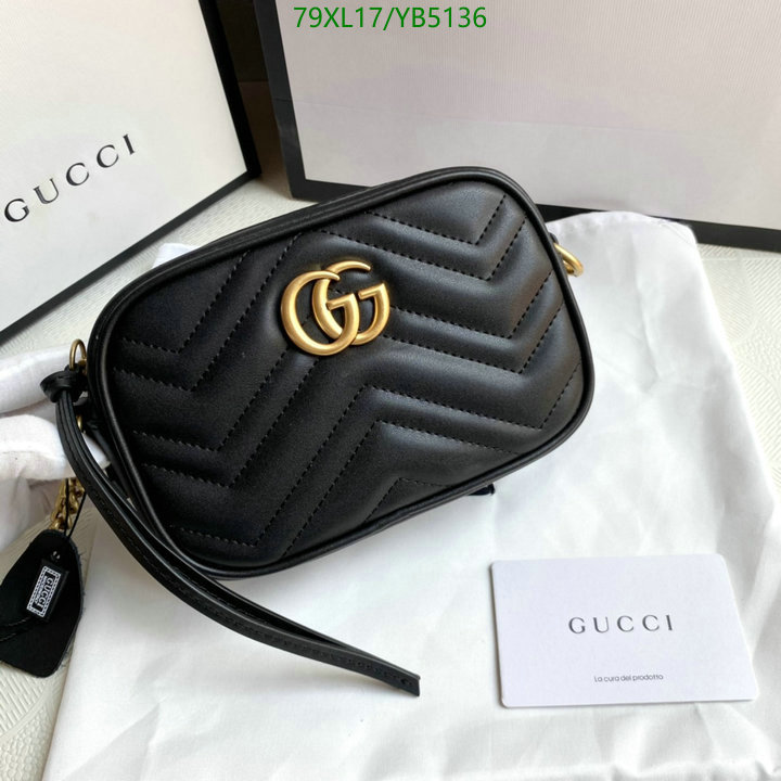 Gucci Bag-(4A)-Marmont,Code: YB5136,$: 79USD