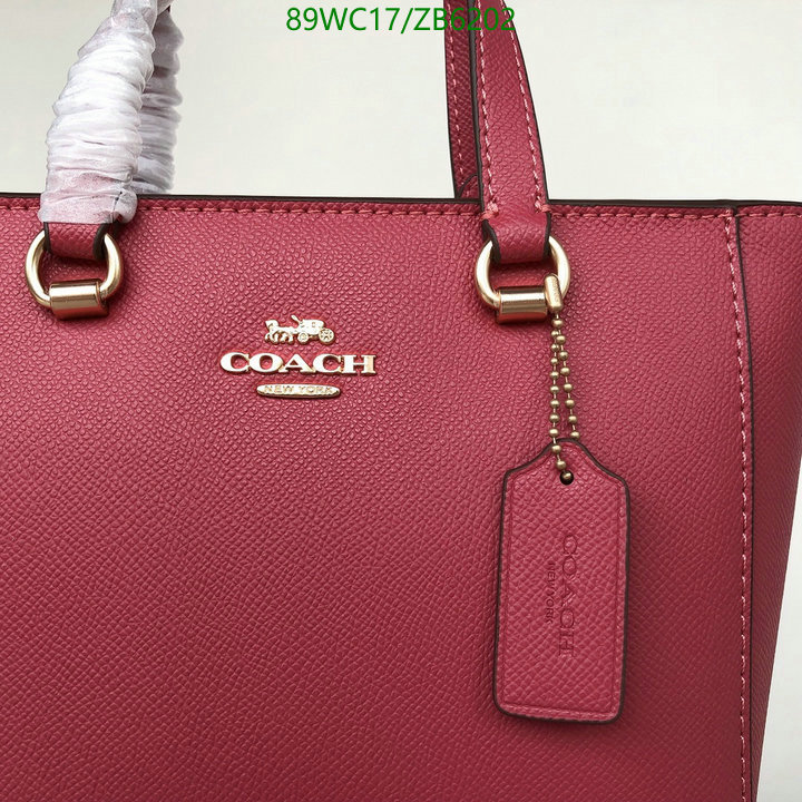 Coach Bag-(4A)-Handbag-,Code: ZB6202,$: 89USD