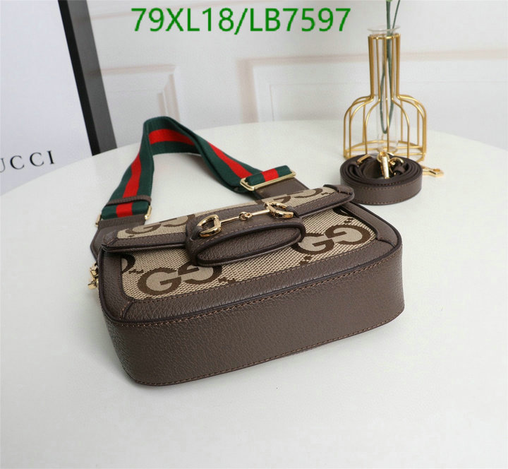 Gucci Bag-(4A)-Horsebit-,Code: LB7597,$: 79USD