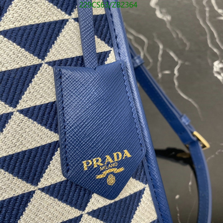 Prada Bag-(Mirror)-Diagonal-,Code: ZB2364,$: 229USD