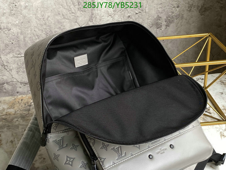 LV Bags-(Mirror)-Backpack-,Code: YB5231,$: 285USD