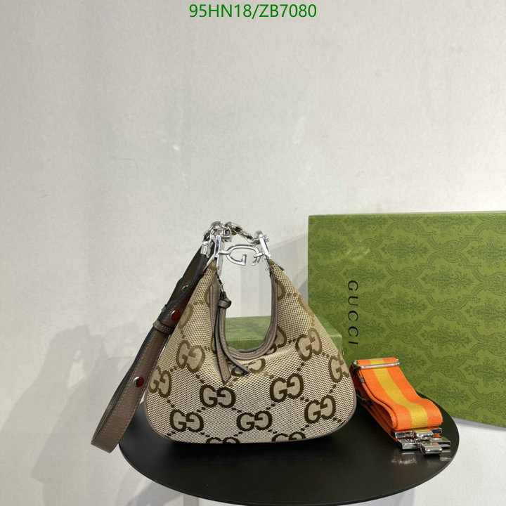 Gucci Bag-(4A)-Diagonal-,Code: ZB7080,$: 95USD