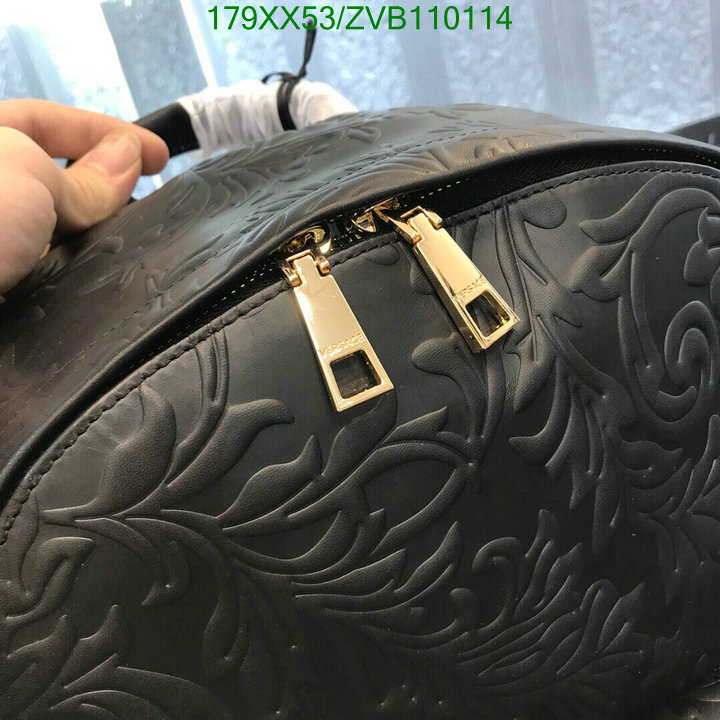 Versace Bag-(Mirror)-Backpack-,Code: ZVB110114,$:179USD