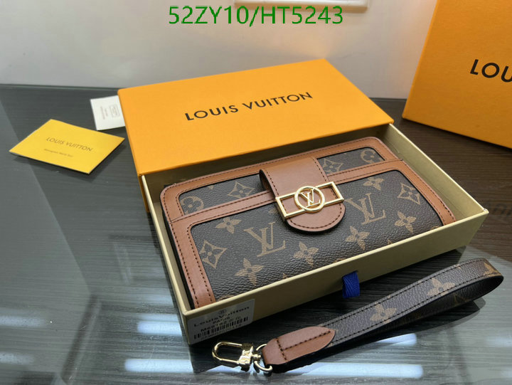 LV Bags-(4A)-Wallet-,Code: HT5243,$: 52USD
