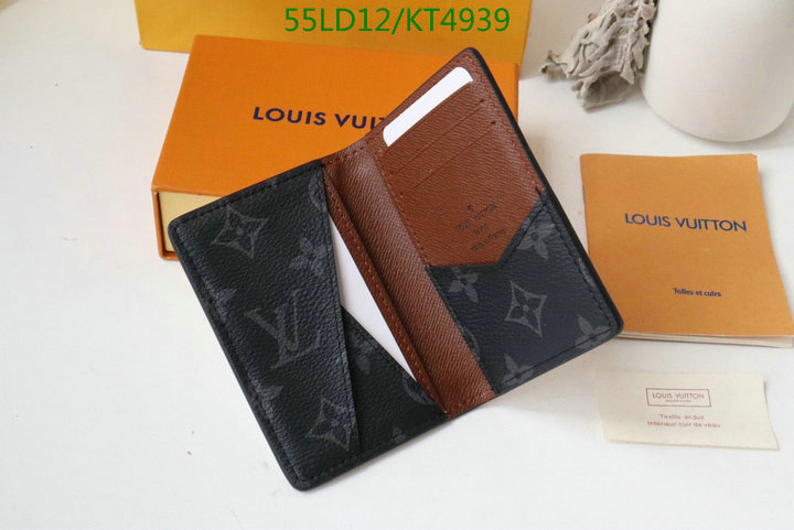 LV Bags-(Mirror)-Wallet-,Code: KT4939,$: 55USD