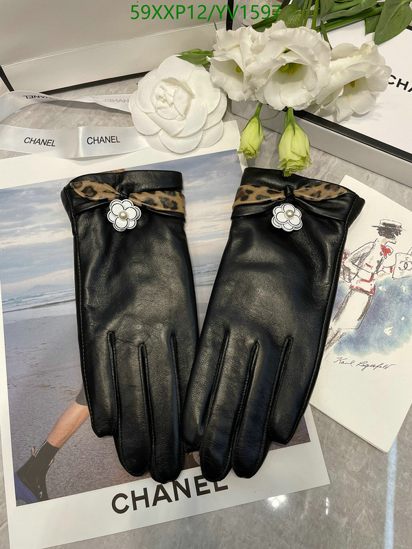 Gloves-Chanel, Code: YV1597,$: 59USD