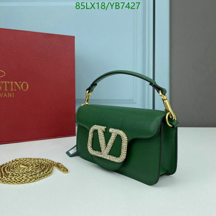 Valentino Bag-(4A)-LOC-V Logo ,Code: YB7427,$: 85USD
