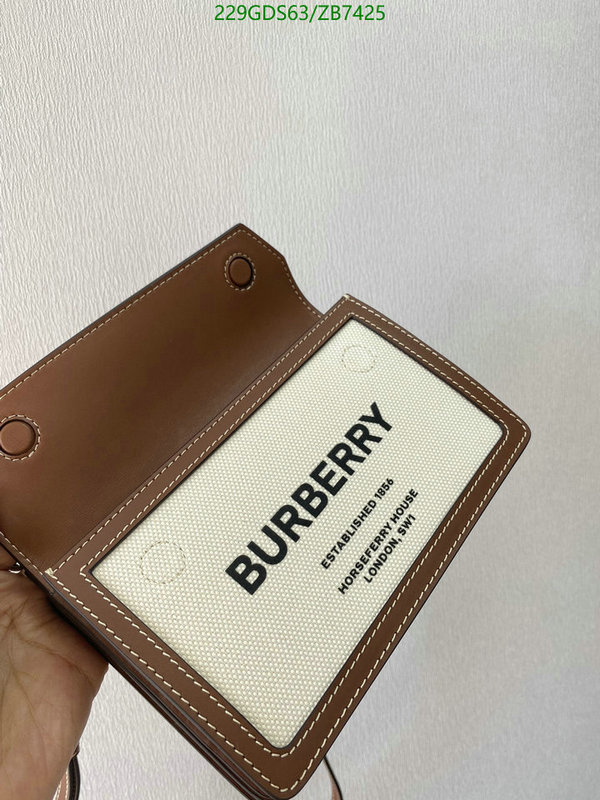 Burberry Bag-(Mirror)-Diagonal-,Code: ZB7425,$: 229USD